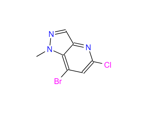 7-溴-5-氯-1-甲基-1H-吡唑并[4,3-B]吡啶,7-bromo-5-chloro-1-methyl-1H-pyrazolo[4,3-b]pyridine