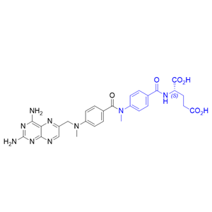 甲氨蝶呤杂质07,(S)-2-(4-(4-(((2,4-diaminopteridin-6-yl)methyl)(methyl)amino)-N-methylbenzamido)benzamido)pentanedioic acid
