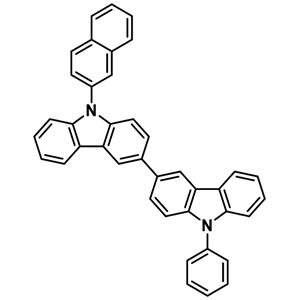 9-(2-萘基)-9′-苯基-3,3′-双-9H-咔唑；1454567-04-4