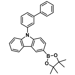 9-[1,1′-联苯]-3-基-3-硼酸频哪醇酯-9H-咔唑,9-[1,1′-Biphenyl]-3-yl-3-(4,4,5,5-tetramethyl-1,3,2-dioxaborolan-2-yl)-9H-carbazole