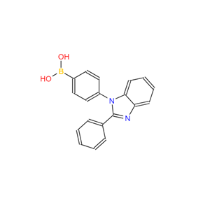 [4-(2-苯基-1H-苯并咪唑-1-基)苯基]硼酸,[4-(2-Phenyl-1H-benzimidazol-1-yl)phenyl]boronic acid