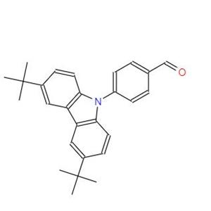 4-(3,6-二叔丁基-9H-咔唑-9-基)苯甲醛