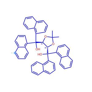 ((4S,5S)-2,2-二甲基-1,3-二氧戊环-4,5-二基)双(二(萘-1-基)甲醇),((4S,5S)-2,2-Dimethyl-1,3-dioxolane-4,5-diyl)bis(di(naphthalen-1-yl)methanol)