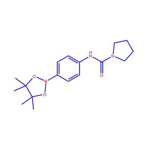 N-(4-(4,4,5,5-四甲基-1,3,2-二氧硼杂环戊烷-2-基)苯基)吡咯烷-1-甲酰胺874290-95-6