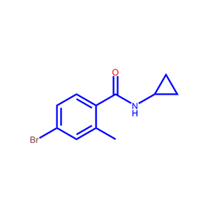 4-溴-N-环丙基-2-甲基苯甲酰胺,4-BROMO-N-CYCLOPROPYL-2-METHYL-BENZAMIDE(WXG00232)