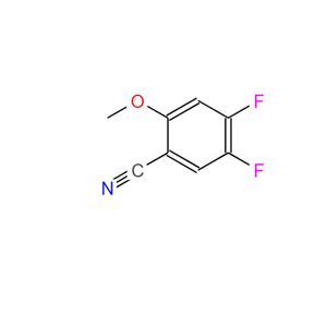 4,5-二氟-2-甲氧基苯甲腈,4,5-DIFLUORO-2-METHOXYBENZONITRILE