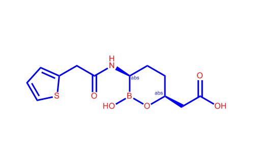 （3R，6S）-2-羟基-3 - [[2-（2-噻吩基）乙酰基]氨基] -1,2-氧杂硼杂环己烷-6-乙酸,Vaborbactam