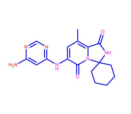 6'-((6-氨基嘧啶-4-基)氨基)-8'-甲基-1'H-螺[环己烷-1,3'-咪唑并[1,5-a]吡啶]-1',5'(2'H)-二酮,6'-((6-Aminopyrimidin-4-yl)amino)-8'-methyl-1'H-spiro[cyclohexane-1,3'-imidazo[1,5-a]pyridine]-1',5'(2'H)-dione