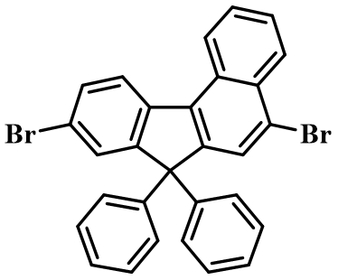 5,9-二溴-7,7-联苯-7H-苯并[c]芴,5,9-Dibromo-7,7-diphenyl-7H-benzo[c]fluorene