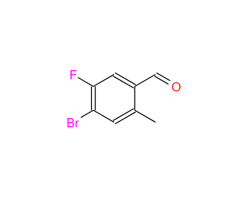 4-溴-5-氟-2-甲基苯甲醛,4-BROMO-5-FLUORO-2-METHYLBENZALDEHYDE