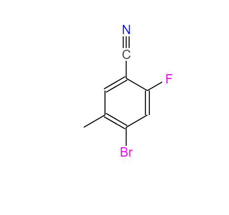 4-溴-2-氟-5-甲基苯甲腈,4-BROMO-2-FLUORO-5-METHYLBENZONITRILE