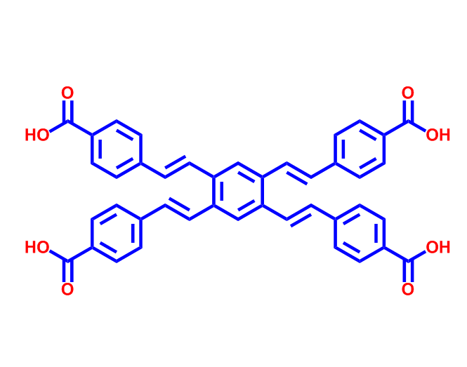 Benzoic acid, 4,4',4'',4'''-(1,2,4,5-benzenetetrayltetra-2,1-ethenediyl)tetrakis-,Benzoic acid, 4,4',4'',4'''-(1,2,4,5-benzenetetrayltetra-2,1-ethenediyl)tetrakis-