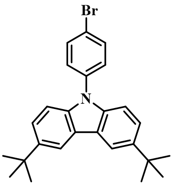 9-(4-溴苯基)-3,6-二叔丁基咔唑,9-(4-Bromophenyl)-3,6-ditert-butylcarbazole