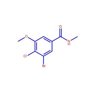 3-溴-4-氯-5-甲氧基-N-甲基苯甲酰胺2089311-47-5