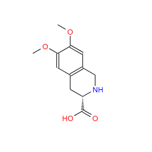 (S)-6,7-二甲氧基-1,2,3,4-四氢-3-异喹啉羧酸盐酸盐,(S)-6,7-Dimethoxy-1,2,3,4-tetrahydro-3-isoquinolinecarboxylic acid hydrochloride