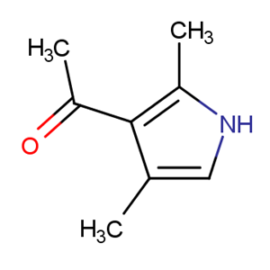 2,4-二甲基-3-乙酰基吡咯，3-乙酰基-2,4-二甲基吡咯，1-(2,4-二甲基-1H-吡咯-3-基)乙-1-酮，2386-25-6