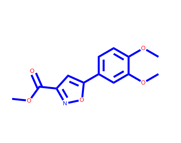 5-(3,4-二甲氧基苯基)异噁唑-3-甲酸甲酯,methyl 5-(3,4-dimethoxyphenyl)isoxazole-3-carboxylate