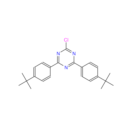 2,4-雙(4-叔丁基)苯基-6-氯-1,3,5-三嗪,2,4-bis(4-(tert-butyl)phenyl)-6-chloro-1,3,5-triazine