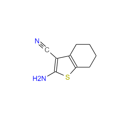 2-氨基-3-腈基-4,5,6,7--四氢苯并[B]噻吩,2-AMINO-4,5,6,7-TETRAHYDRO-1-BENZOTHIOPHENE-3-CARBONITRILE