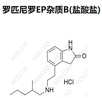 羅匹尼羅EP雜質(zhì)B(鹽酸鹽),4-(2-((2-methylpentyl)amino)ethyl)indolin-2-one hydrochloride