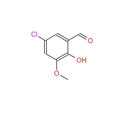 5-氯-2-羟基-3-甲氧基苯甲醛,5-CHLORO-2-HYDROXY-3-METHOXYBENZALDEHYDE