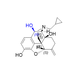纳美芬杂质05,(4R,4aS,7aS,12bS,13R)-3-(cyclopropylmethyl)-7-methylene-1,2,3,4,5,6,7,7a-octahydro-4aH-4,12-methanobenzofuro[3,2-e]isoquinoline-4a,9,13-triol