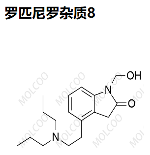 羅匹尼羅雜質(zhì)8,4-(2-(dipropylamino)ethyl)-1-(hydroxymethyl)indolin-2-one