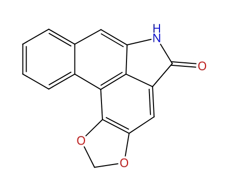 馬兜鈴內(nèi)酰胺II,[1,3]Dioxolo[4′,5′:4,5]benzo[1,2,3-cd]benzo[f]indol-5(6H)-one