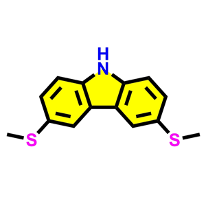 3,6-双(甲硫基)-9H-咔唑 ；35173-37-6