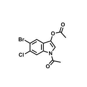 N-乙酰基-5-溴-6-氯吲哚-3-乙酸酯,1-Acetyl-5-bromo-6-chloro-1H-indol-3-yl acetate
