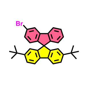 3′-溴-2,7-二叔丁基-9,9′-螺二[9H-芴,3′-Bromo-2,7-bis(tert-butyl)-9,9′-spirobi[9H-fluorene