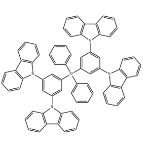 二[3,5-二(9H-咔唑-9-基)苯基]二苯基硅烷;双[3,5-二(9H-咔唑-9-基)苯基]二苯基硅烷