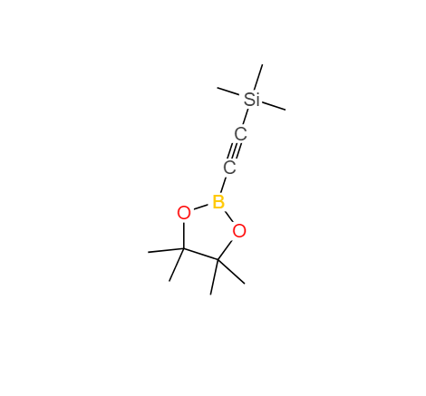 4,4,5,5-四甲基-2-三甲基硅基乙炔基-[1,3,2]二氧环戊硼烷,triMethyl((4,4,5,5-tetraMethyl-1,3,2-dioxaborolan-2-yl)ethynyl)silane