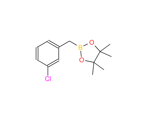 2-(3-氯苄基)-4,4,5,5-四甲基-1,3,2-二噁硼烷,2-[(3-chlorophenyl)Methyl]-4,4,5,5-tetraMethyl-1,3,2-dioxaborolane