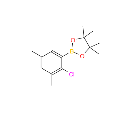 2-(2-氯-3,5-二甲基苯基)-4,4,5,5-四甲基-1,3,2-二氧杂环戊硼烷,2-(2-Chloro-3,5-diMethylphenyl)-4,4,5,5-tetraMethyl-1,3,2-dioxaborolane