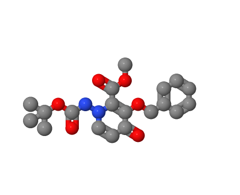3-(苄氧基)-1-((叔丁氧基羰基)氨基)-4-氧代-1,4-二氢吡啶-2-羧酸甲酯,Methyl 3-(benzyloxy)-1-((tert-butoxycarbonyl)amino)-4-oxo-1,4-dihydropyridine-2-carboxylate