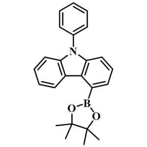 9-苯基-4-硼酸频哪醇酯-9H-咔唑；1547492-13-6