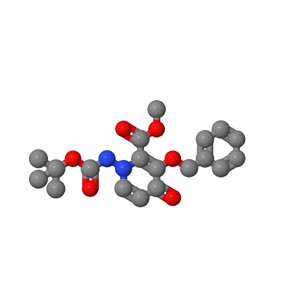 3-(苄氧基)-1-((叔丁氧基羰基)氨基)-4-氧代-1,4-二氢吡啶-2-羧酸甲酯,Methyl 3-(benzyloxy)-1-((tert-butoxycarbonyl)amino)-4-oxo-1,4-dihydropyridine-2-carboxylate