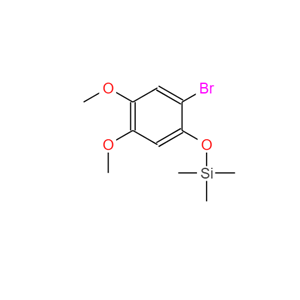 (2-溴-4,5-二甲氧基苯氧基)三甲基硅烷,(2-Bromo-4,5-dimethoxyphenoxy)trimethylsilane
