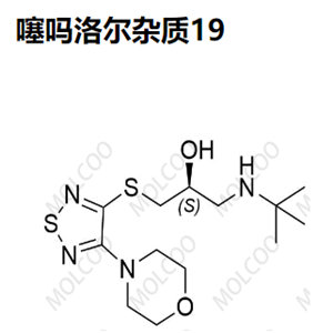 噻吗洛尔杂质19 C13H24N4O2S2 