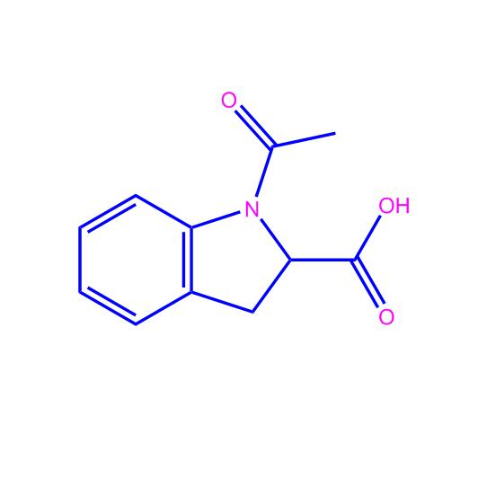 N-乙酰基二氢吲哚-2-羧酸,N-Acetylindoline-2-carboxylicacid
