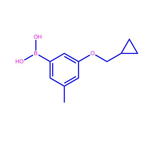 (3-(環(huán)丙基甲氧基)-5-甲基苯基)硼酸,(3-(Cyclopropylmethoxy)-5-methylphenyl)boronicacid