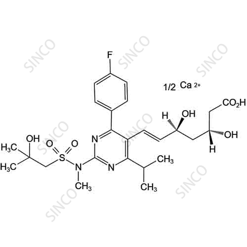 瑞舒伐他汀杂质66钙盐,Rosuvastatin Impurity 66 Calcium Salt