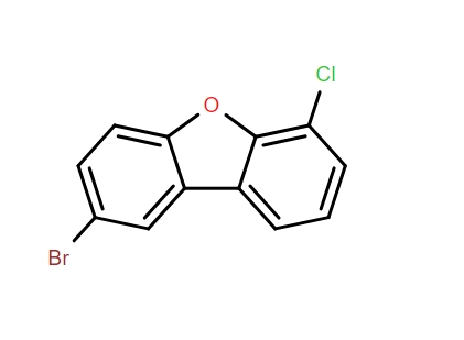 2-溴-6-氯二苯并呋喃,Dibenzofuran, 2-bromo-6-chloro-