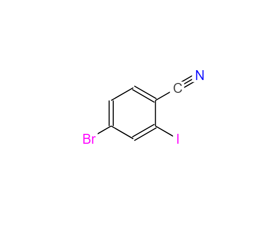 2-碘-4-溴苯腈,4-BROMO-2-IODOBENZONITRILE