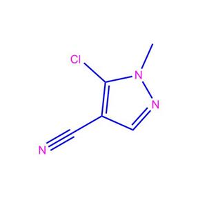 5-氯-1-甲基-1H-吡唑-4-甲腈,5-chloro-1-methylpyrazole-4-carbonitrile