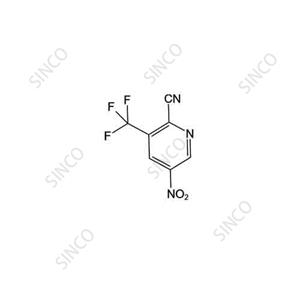 5-硝基-3（三氟甲基）-2-氰基吡啶 573762-57-9