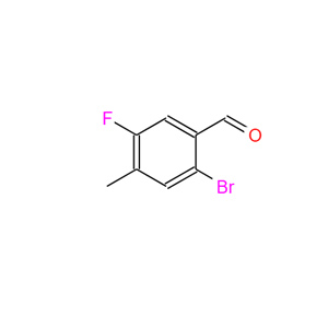 2-溴-5-氟-4-甲基苯甲醛,2-BROMO-5-FLUORO-4-METHYL BENZALDEHYDE