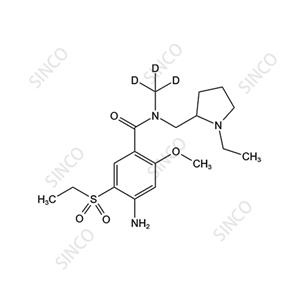 N-甲基氨磺必利D3,N-Methyl Amisulpride-D3