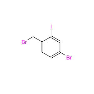 2-碘-4-溴-苄溴